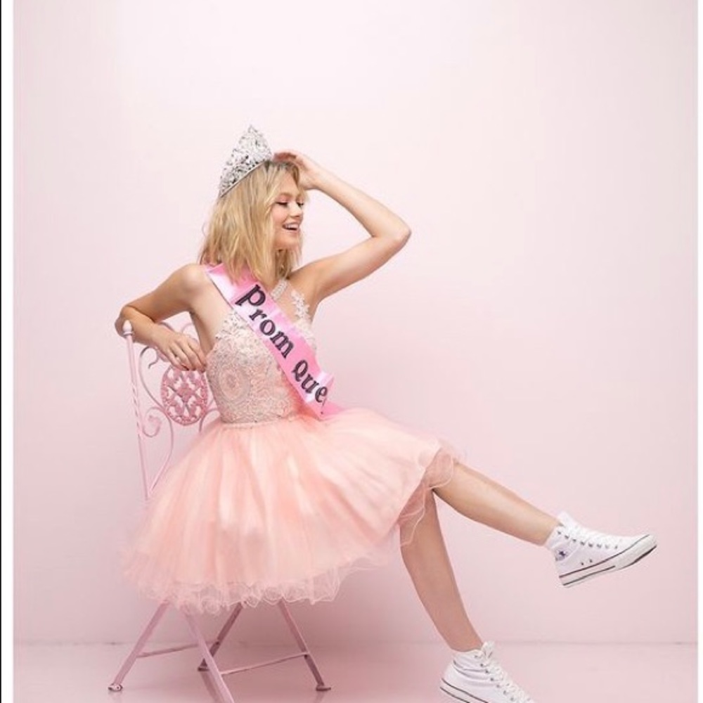 NWT beautiful blush pink ForYoudress XS/S\M/L